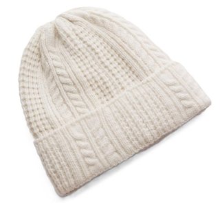 Under Armour Halftime Cable Knit dames beanie, stone/khaki base