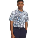 Under Armour Drive Chill Printed heren polo, blue calm/midnight navy