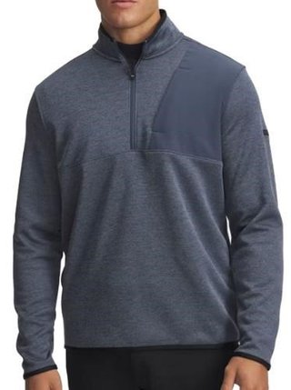 Under Armour Drive SweaterFleece 1/2 Zip heren sweatshirt, donkergrijs