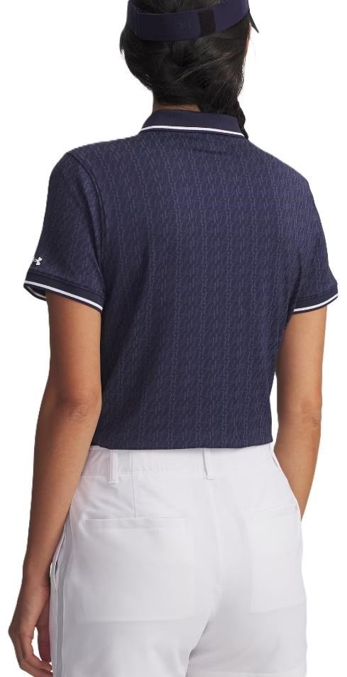 Under Armour Playoff Jacquard dames polo, midnight navy