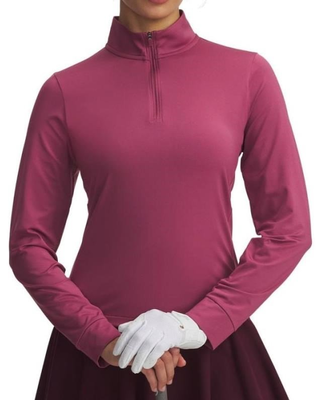 Under Armour Drive 1/4 Zip dames sweatshirt, fuchsia dark