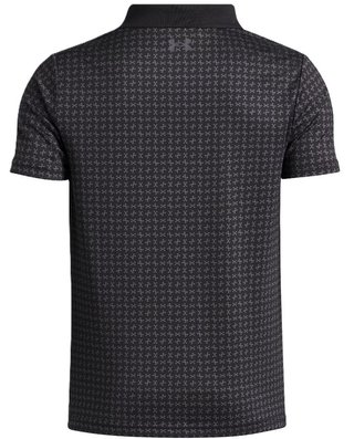 Under Armour Matchplay Printed junior polo, zwart/castlerock