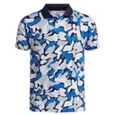 Under Armour Matchplay Printed junior polo, midnight navy/blue atlantis
