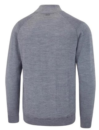 PING Murphy Lined full zip heren trui, french grey marl