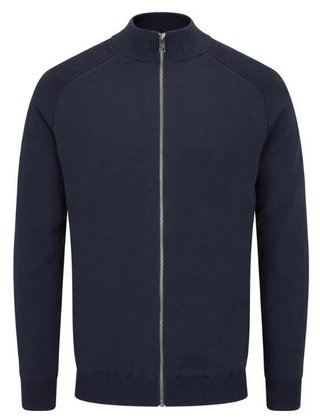 PING Murphy Lined full zip heren trui, navy