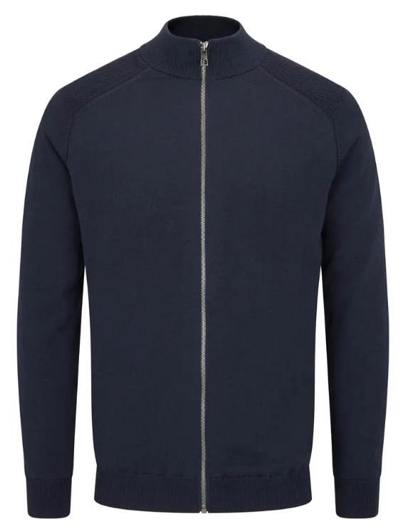 PING Murphy Lined full zip heren trui, navy