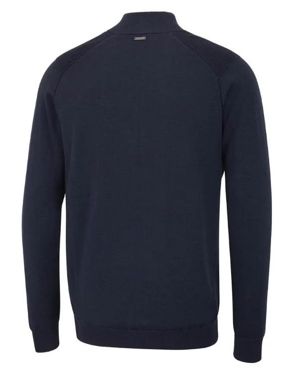 PING Murphy Lined full zip heren trui, navy