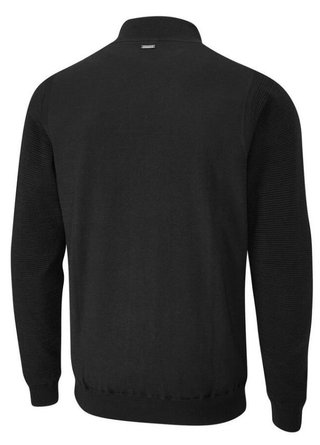 PING Croy Lined Half Zip heren sweater, zwart
