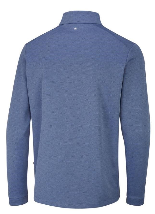 PING Bexton Half Zip Fleece heren sweater, airforce multi