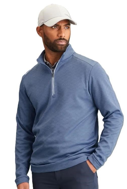 PING Bexton Half Zip Fleece heren sweater, airforce multi