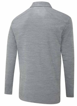 PING Creek lange mouw heren polo, rock melange