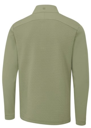 PING Nolan Quarter Zip Fleece heren sweater, lichen