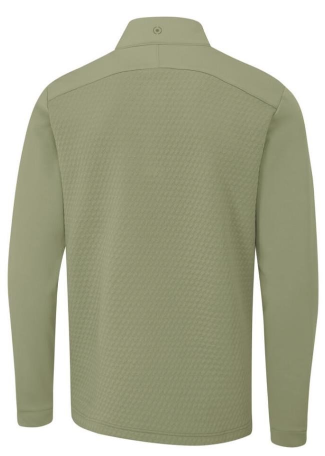 PING Nolan Quarter Zip Fleece heren sweater, lichen
