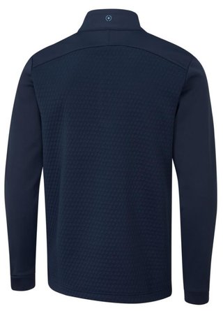 PING Nolan Quarter Zip Fleece heren sweatshirt, navy