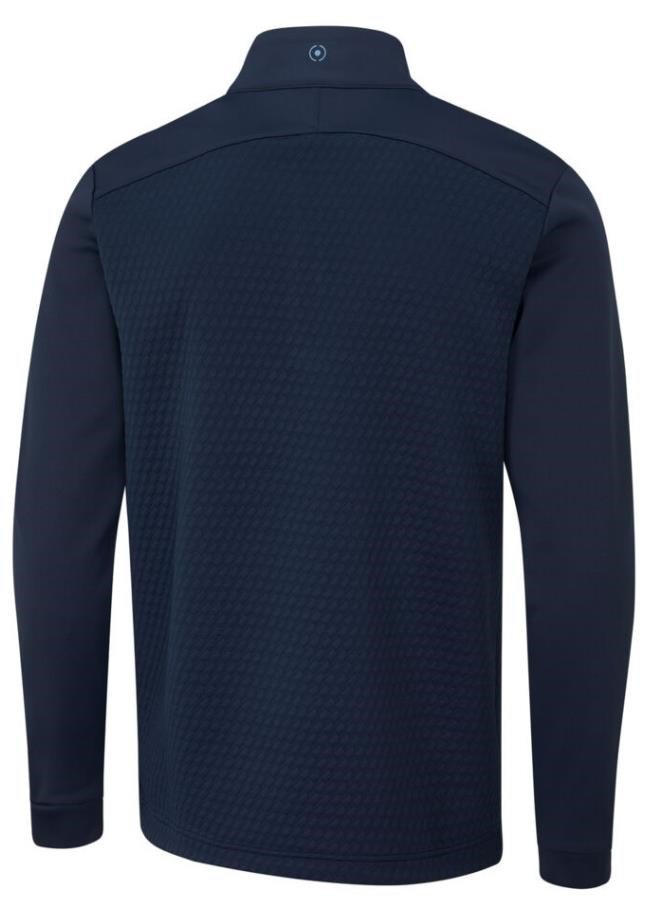 PING Nolan Quarter Zip Fleece heren sweatshirt, navy