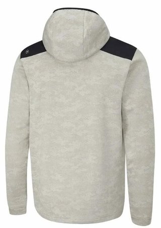 PING Nexa Hooded half zip fleece heren sweatshirt, willow/black