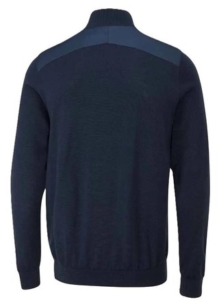 PING Connell Hybrid quarter-zip heren trui, navy