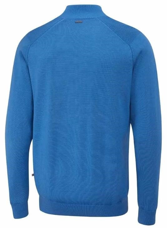 PING Murphy Lined full zip heren trui, tidal blue