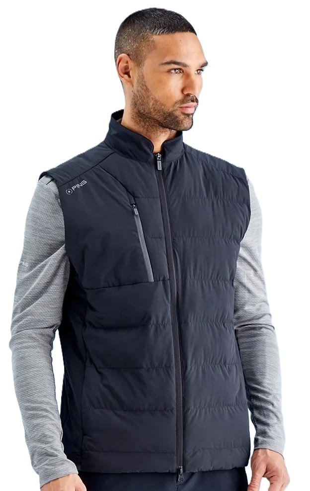 PING Norse Cocoon insulated PrimaLoft® heren vest, zwart