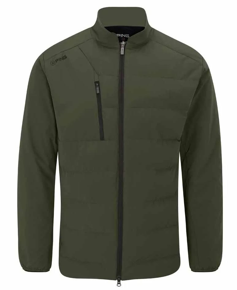 PING Norse Cocoon insulated PrimaLoft® heren jack, dark olive