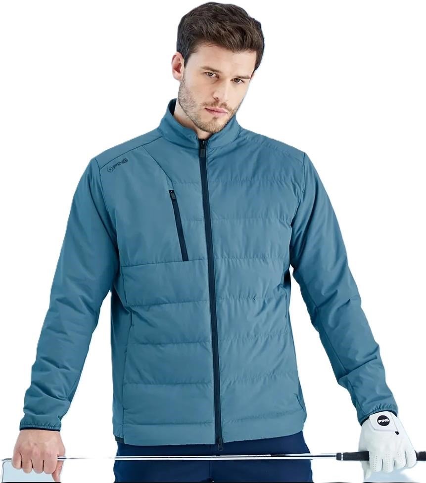 PING Norse Cocoon insulated PrimaLoft® heren jack, blue fusion