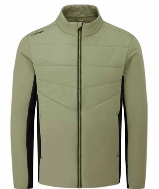 PING Magnitude Insulated hybrid heren jas, lichen/zwart