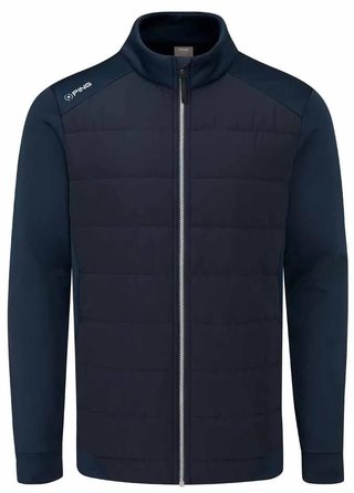PING Aiden Hybrid fleece heren jack, navy