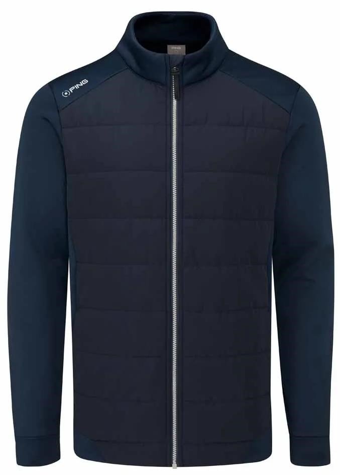 PING Aiden Hybrid fleece heren jack, navy