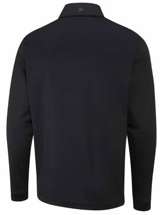 PING Astbury fleece heren jack, zwart/asfalt