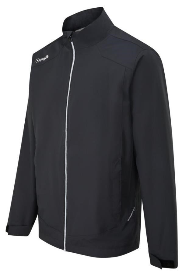 PING AquaDrive Waterproof heren jack, zwart