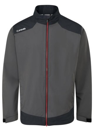 PING AquaDrive Waterproof heren jack, asphalt/black