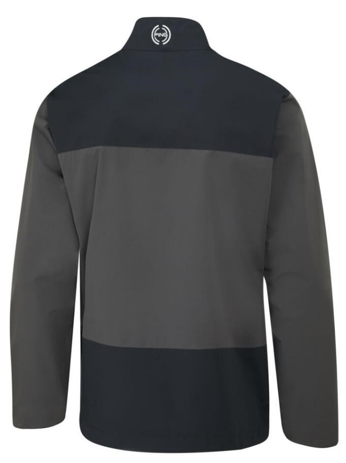 PING AquaDrive Waterproof heren jack, asphalt/black