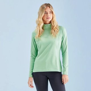 PING Jasmine Printed dames top met lange mouwen, eucalyptus multi