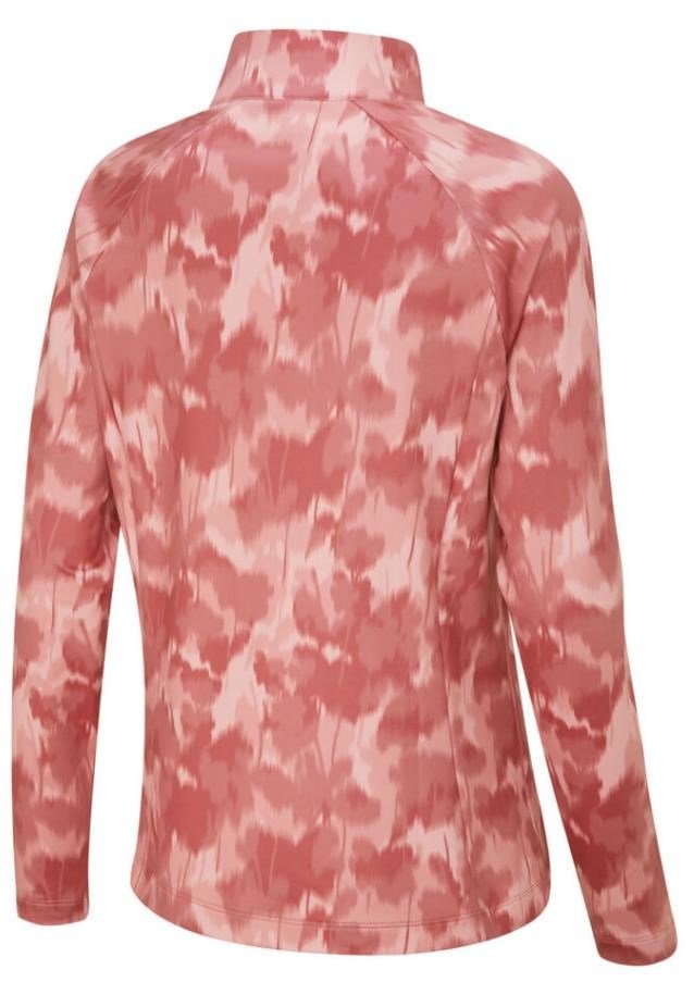 PING Jasmine Printed Long Sleeve dames top, rose multi