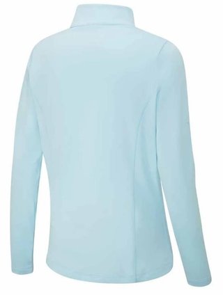 PING Aveline Half Zip dames sweater met lange mouwen, crystal blue