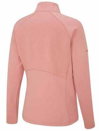 PING Catherine Full Zip Fleece dames sweater, gedempte roze