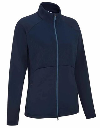 PING Catherine Full Zip Fleece dames sweater, navy