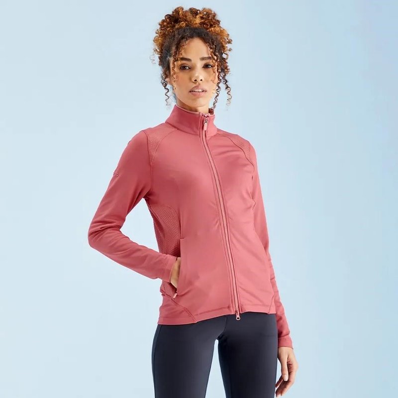 PING Eda Lightweight Full Zip dames jack, rose
