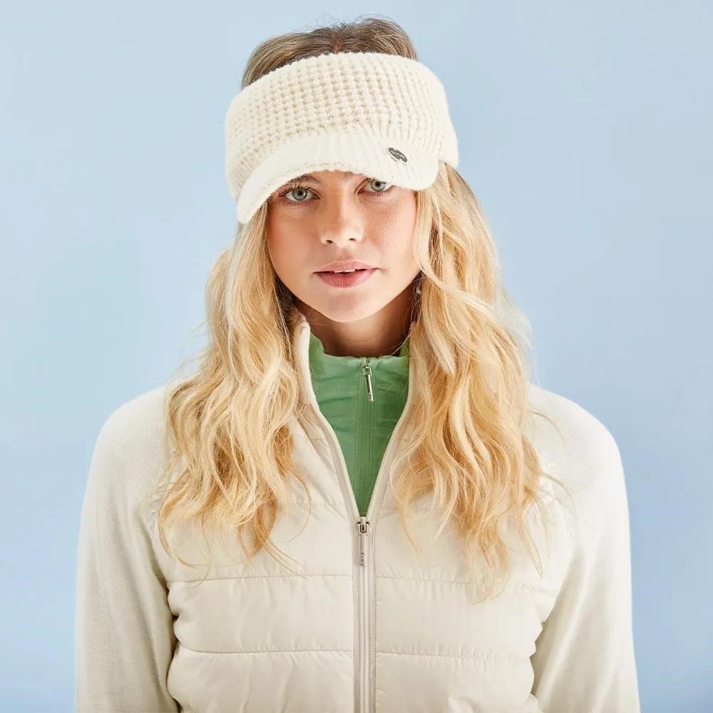 PING Fran Hybrid full-zip dames jack, chalk/egret