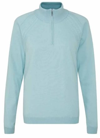 PING Melodie Half-zip lined dames sweater gevoerd, opal