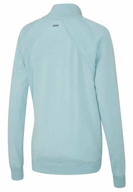 PING Melodie Half-zip lined dames sweater gevoerd, opal