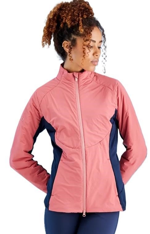 PING Casey insulated hybrid dames jack, roze/navy