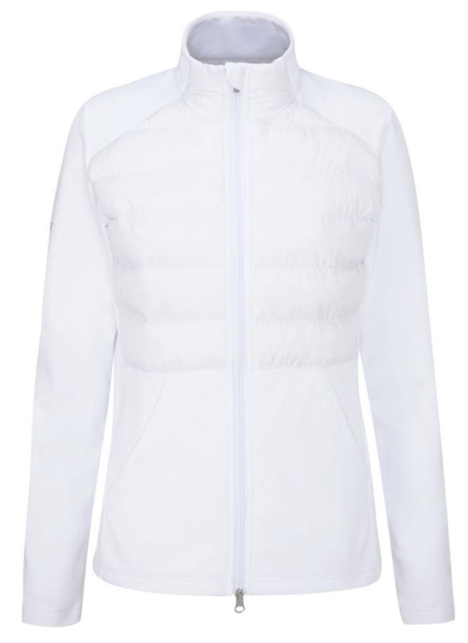 PING Clare Zoned fleece damesjack, wit