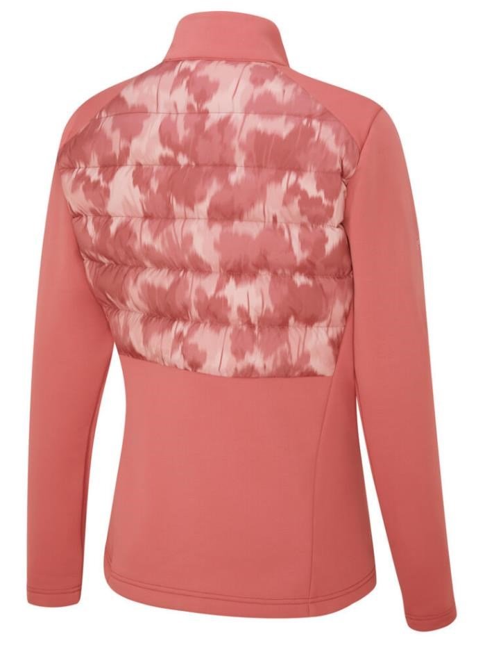 PING Clare Zoned fleece dames jack, roze/rose multi