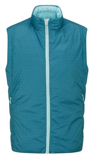PING Samantha Clo® insulated reversible dames vest, opal/blue fusion multi