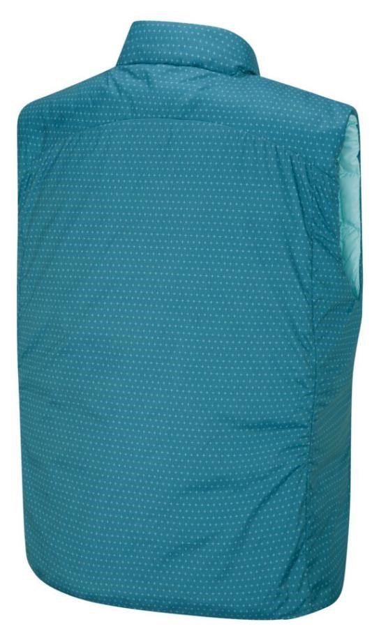 PING Samantha Clo® insulated reversible dames vest, opal/blue fusion multi
