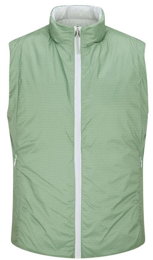 PING Samantha Clo® insulated reversible dames vest, wit/eucalyptus multi