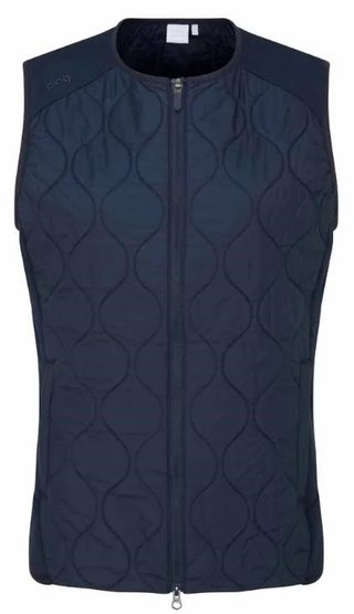 PING Seren insulated collarless dames vest, navy