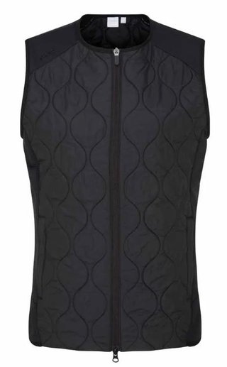 PING Seren insulated collarless dames vest, zwart