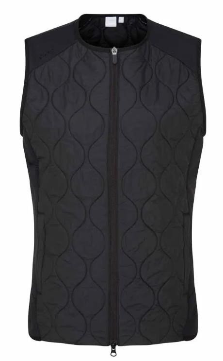 PING Seren insulated collarless dames vest, zwart